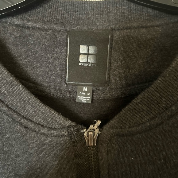Insight Dark Gray Zip-Up Jacket Medium - Picture 4 of 12